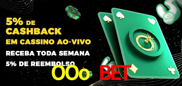 Promoções do cassino ao Vivo OOo Bet